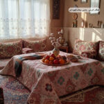 عکس لحاف کرسی پشمی میقان